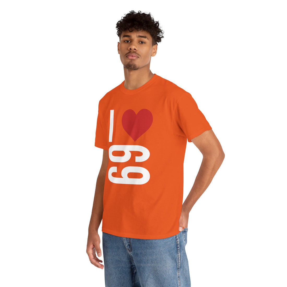 I Love 69 Unisex Heavy Cotton Tee