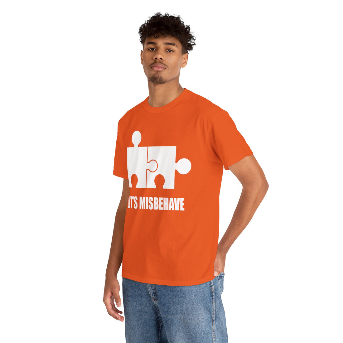 Let's Misbehave Unisex Heavy Cotton Tee