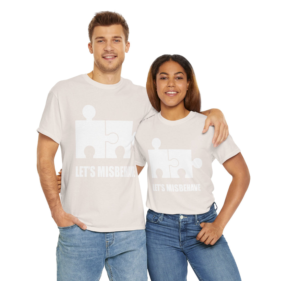 Let's Misbehave Unisex Heavy Cotton Tee