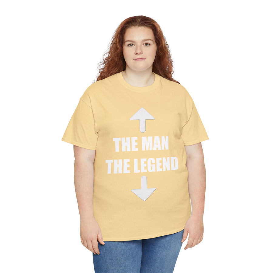 The Man The Legend Unisex Heavy Cotton Tee