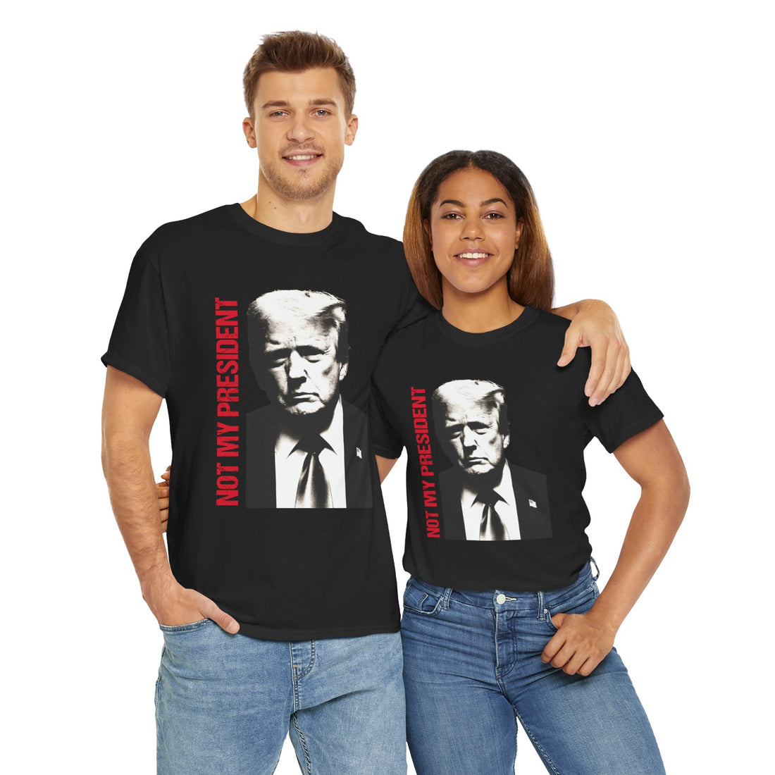 Not My President Unisex Heavy Cotton Tee