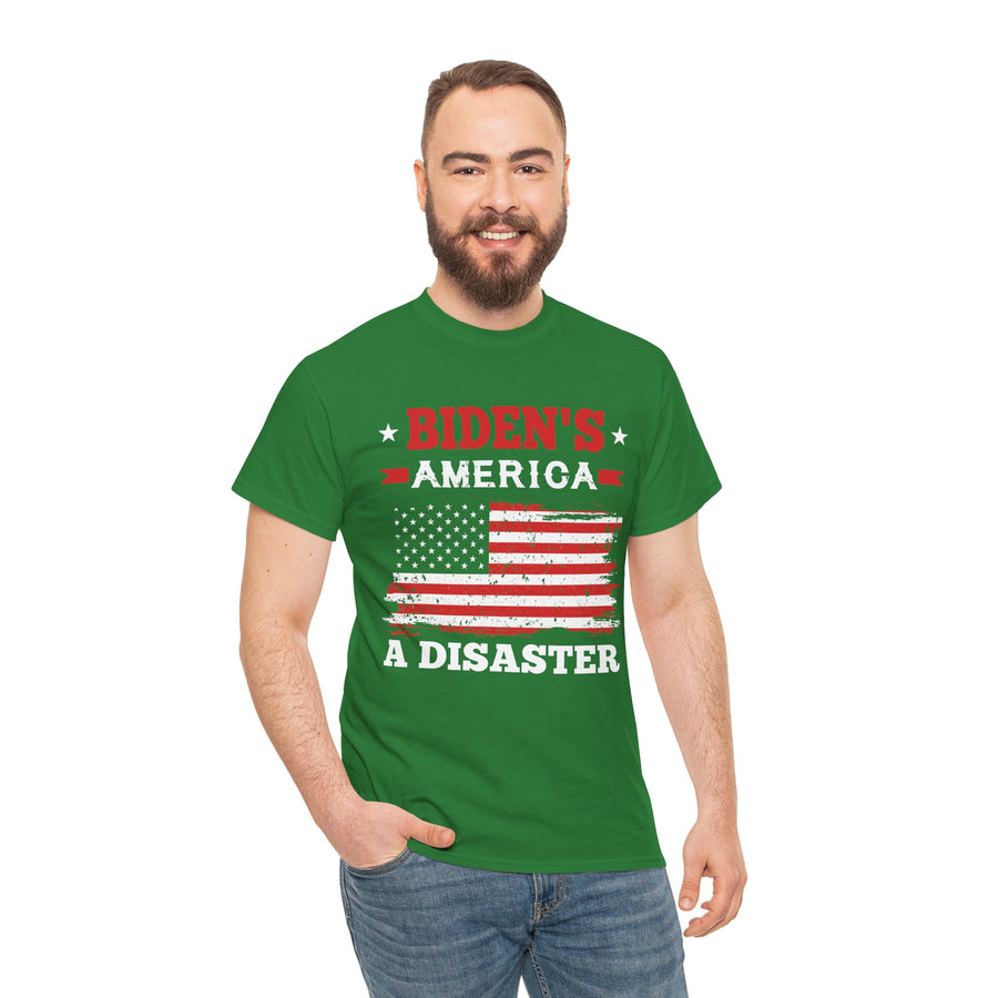 Biden's America A Disaster Unisex Heavy Cotton Tee