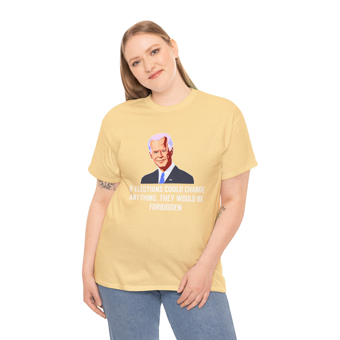 If Elections Could Change Anything. They Would bE For Bidden Unisex Heavy Cotton Tee