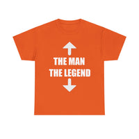 The Man The Legend Unisex Heavy Cotton Tee