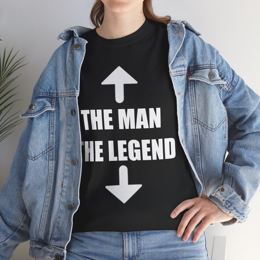 The Man The Legend Unisex Heavy Cotton Tee