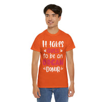 It Take Guts To Be An Organ Donor Unisex Heavy Cotton Tee