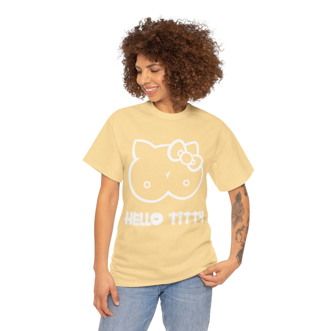 Hello Titty Unisex Heavy Cotton Tee