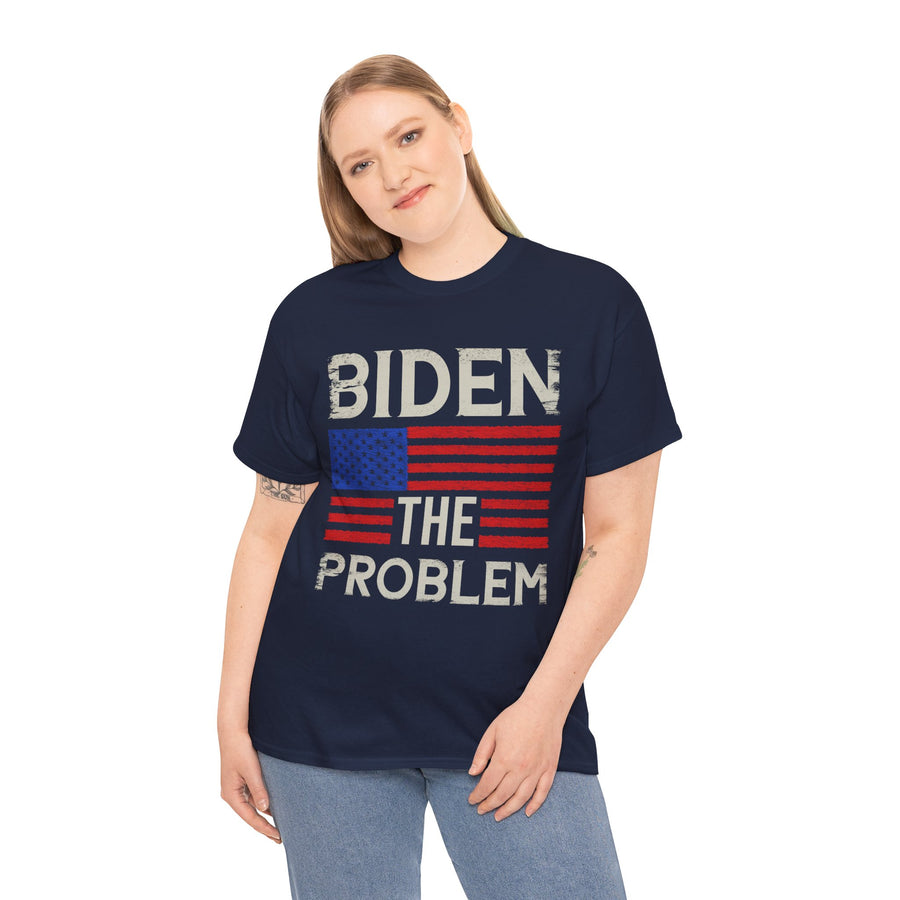 Biden The Problem Unisex Heavy Cotton Tee