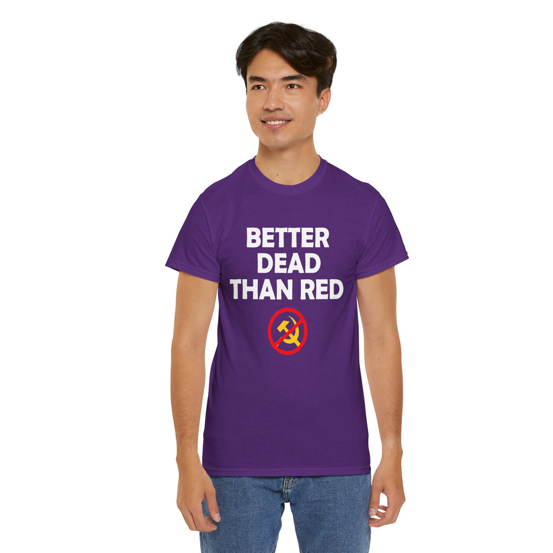 Better Dead Than Red Unisex Heavy Cotton Tee