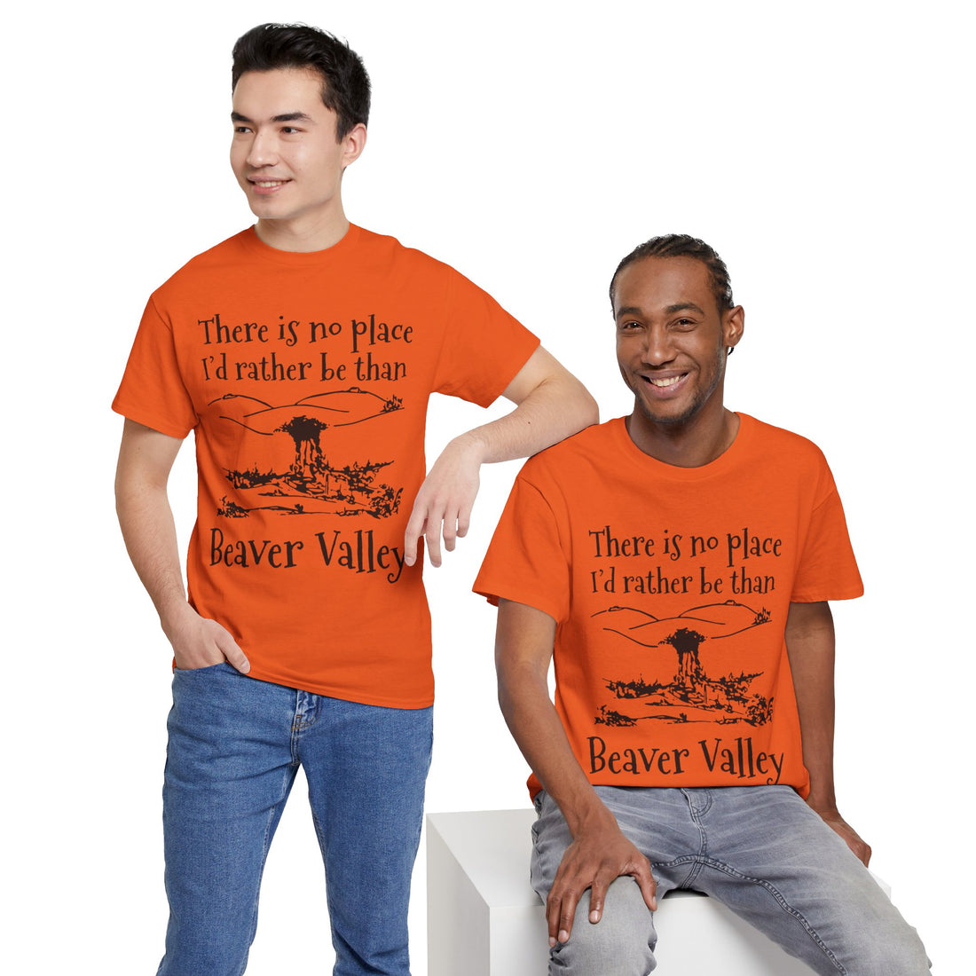 There Is No Place I'd Rather Be Than Bevear Valley Unisex Heavy Cotton Tee