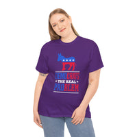 Democrats The Real Problem Unisex Heavy Cotton Tee