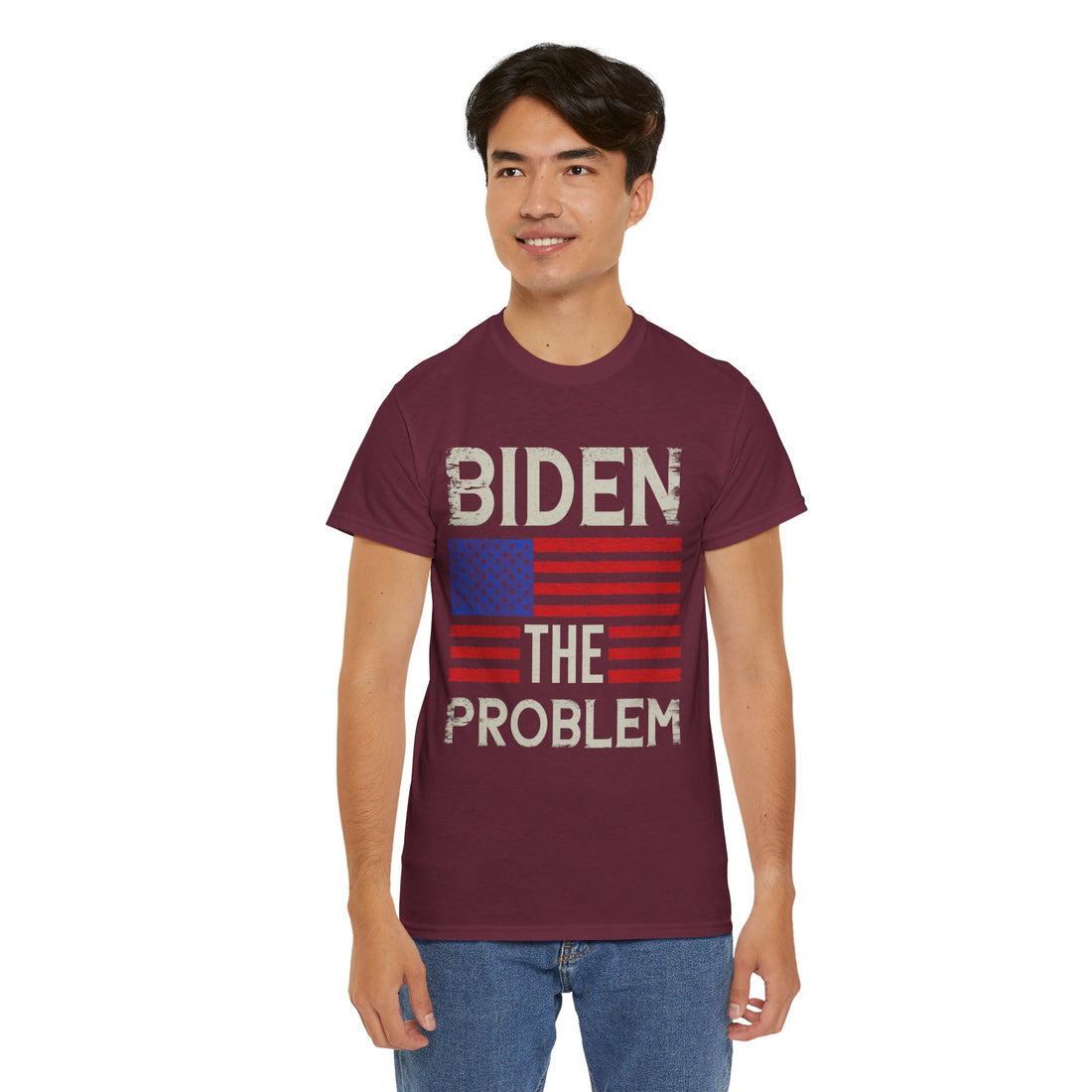 Biden The Problem Unisex Heavy Cotton Tee