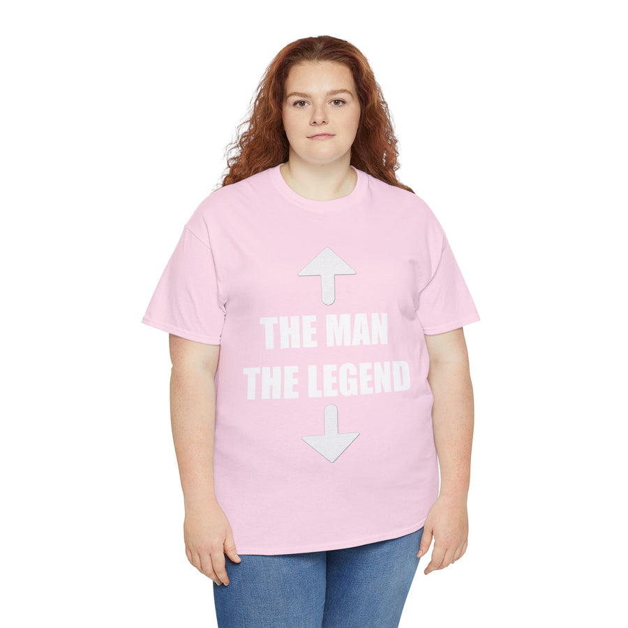 The Man The Legend Unisex Heavy Cotton Tee