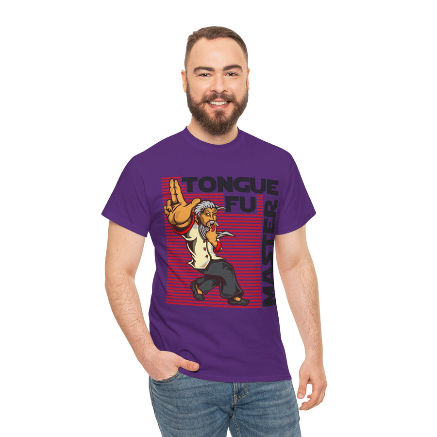 Tongue Fu Master Unisex Heavy Cotton Tee