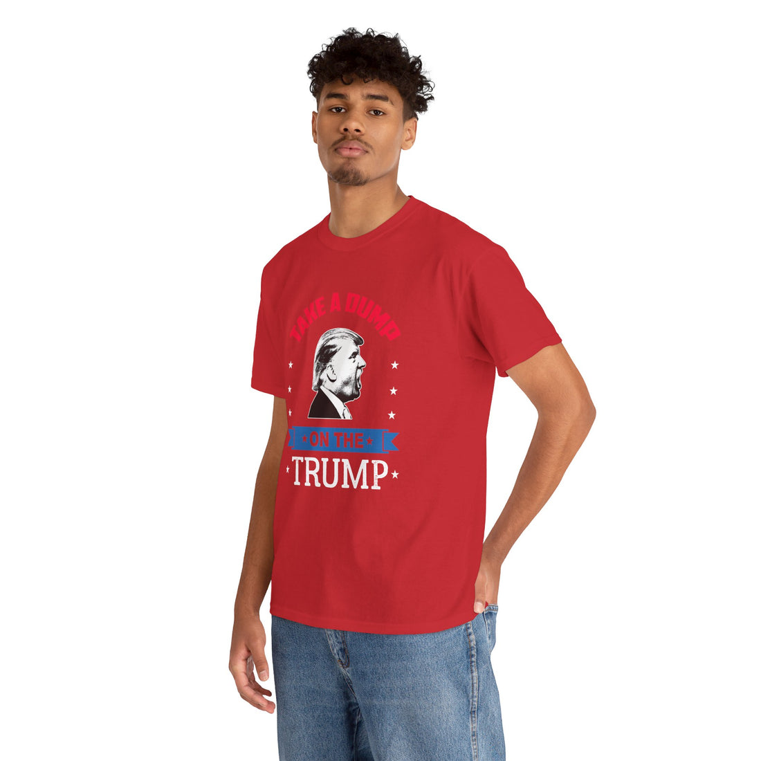 Take A Dump On The Trump Unisex Heavy Cotton Tee