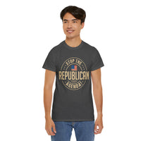 Stop The Republican Agenda! Unisex Heavy Cotton Tee