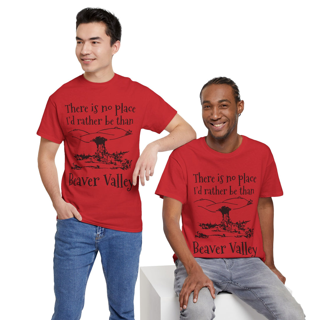 There Is No Place I'd Rather Be Than Bevear Valley Unisex Heavy Cotton Tee