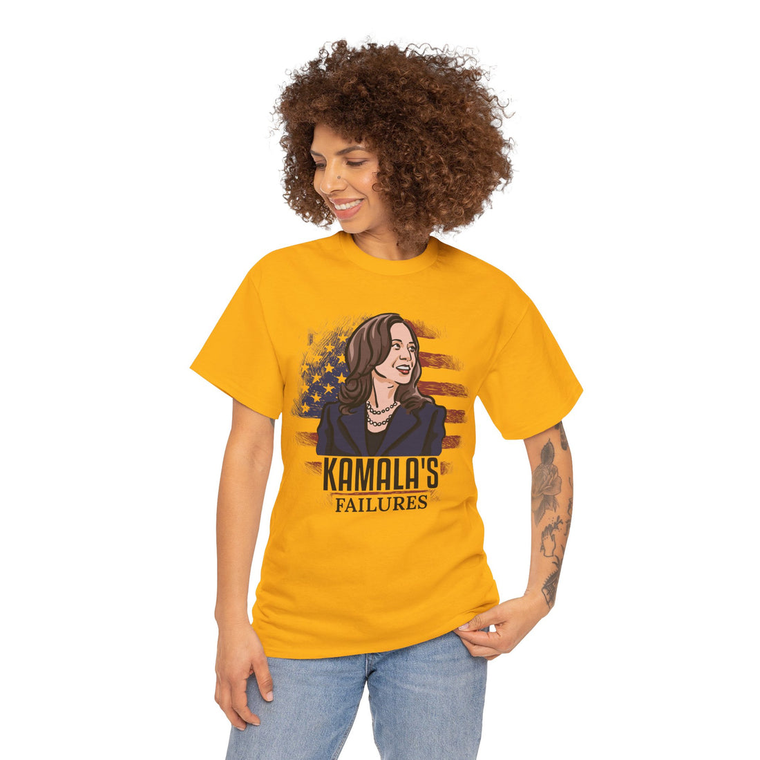 Kamala's Failures Unisex Heavy Cotton Tee