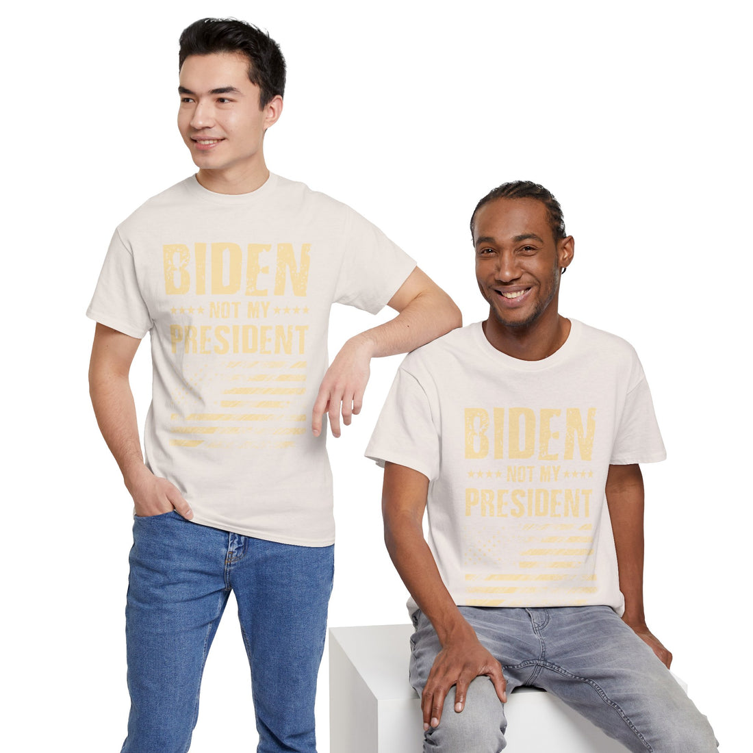 Biden Not My President Unisex Heavy Cotton Tee