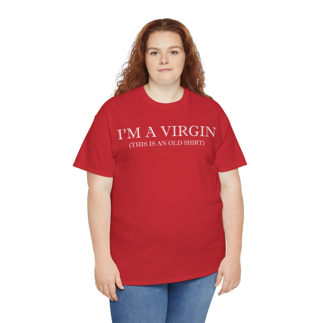 I'M Virgin This Is An Old Shirts Unisex Heavy Cotton Tee