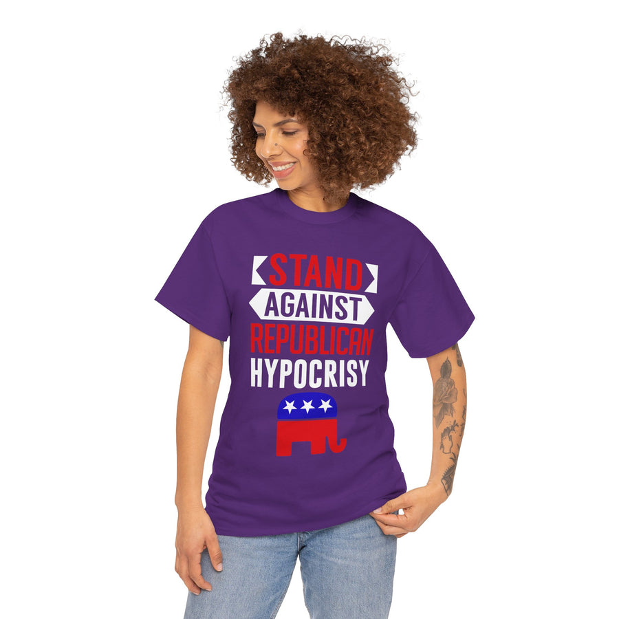 Stand Against Republican Hypocrisy Unisex Heavy Cotton Tee