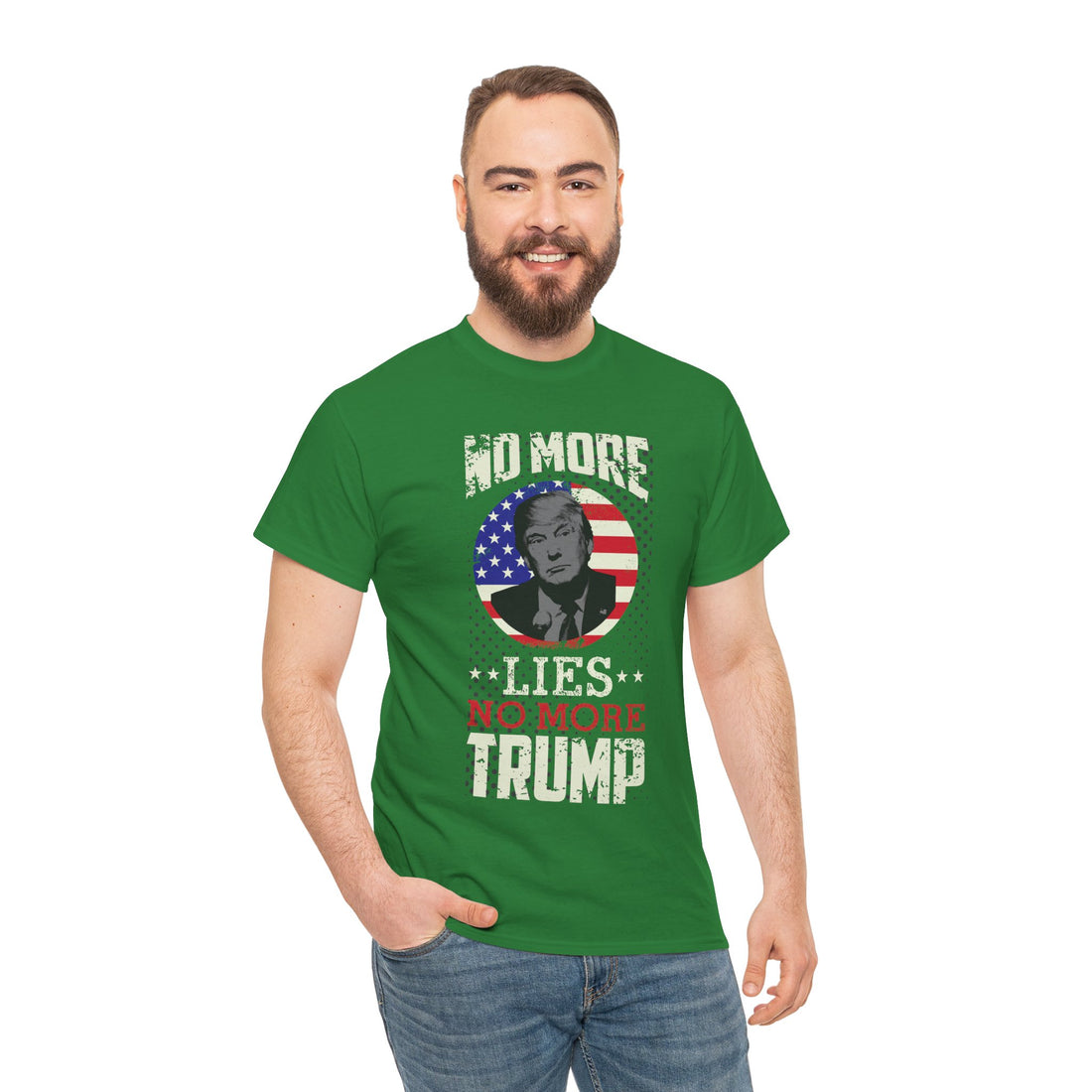 No More Lies Trump Unisex Heavy Cotton Tee