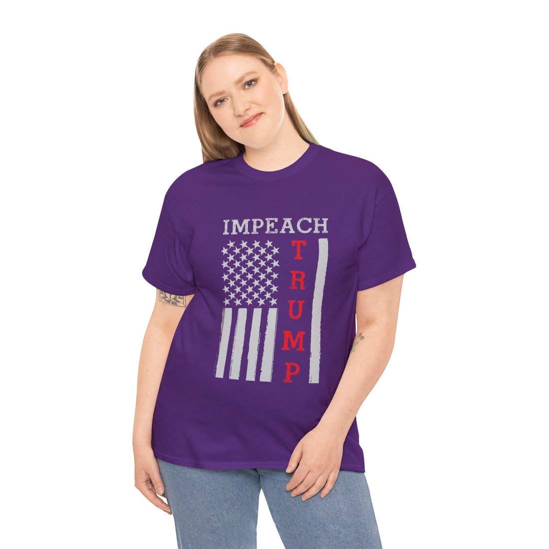 IMPEACH Trump Unisex Heavy Cotton Tee