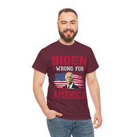 Biden Wrong for America Unisex Heavy Cotton Tee