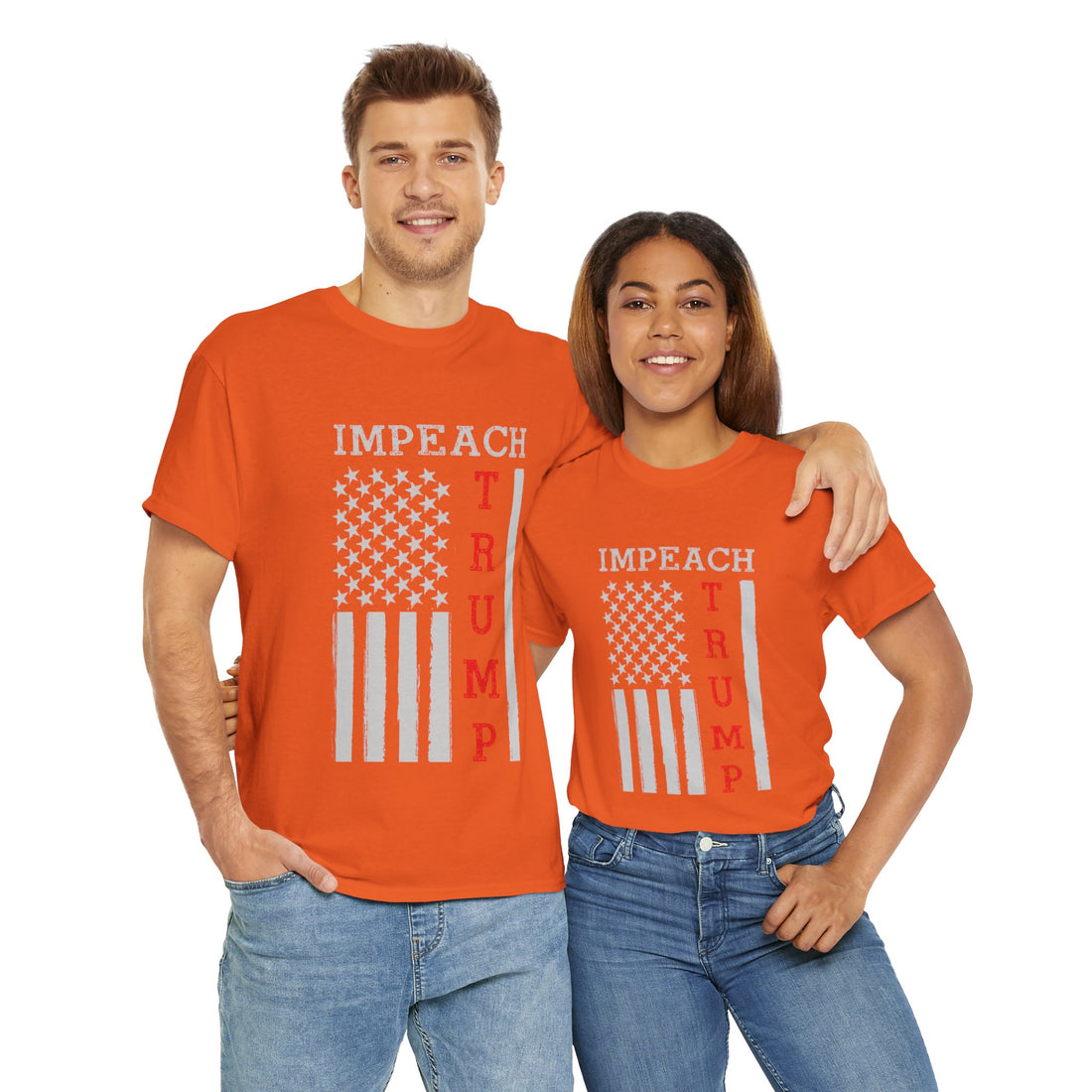 IMPEACH Trump Unisex Heavy Cotton Tee