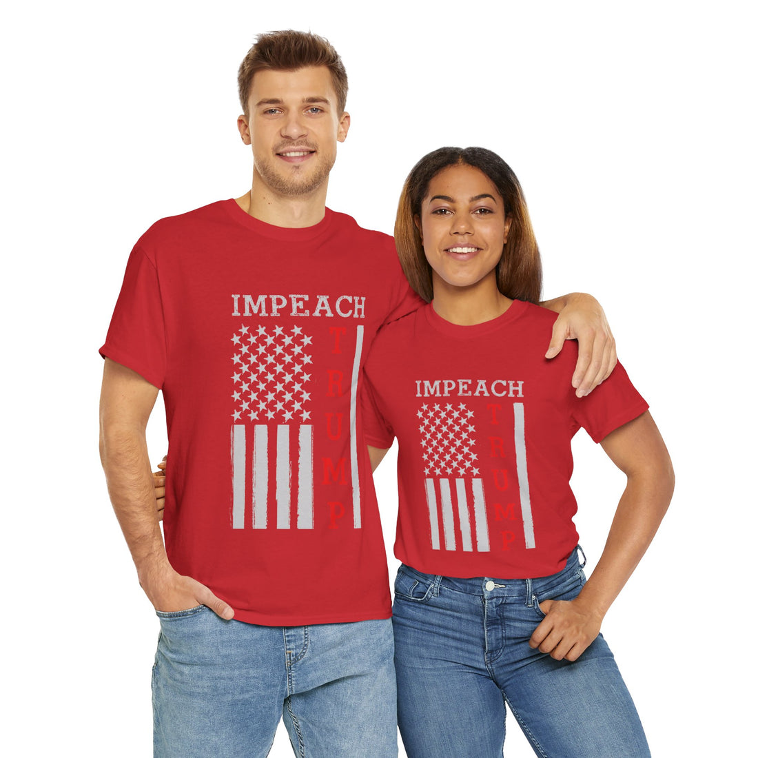 IMPEACH Trump Unisex Heavy Cotton Tee