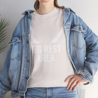 Leg Rest Area Unisex Heavy Cotton Tee