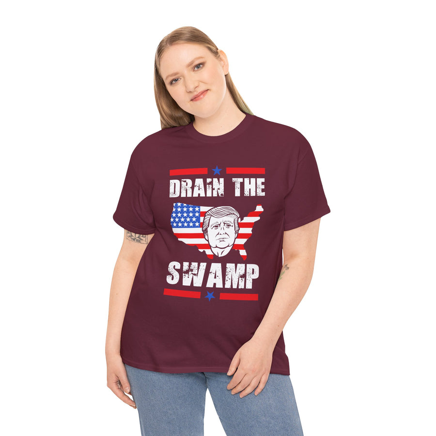 Drain The Swamp Unisex Heavy Cotton Tee