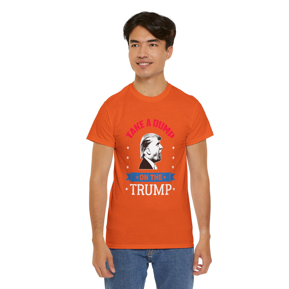 Take A Dump On The Trump Unisex Heavy Cotton Tee