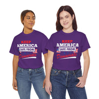 Keep America Safe From Democrats Unisex Heavy Cotton Tee