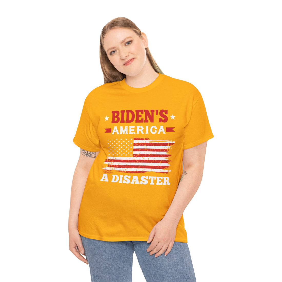 Biden's America A Disaster Unisex Heavy Cotton Tee