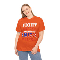 Fight Back Against Liberal Lies Unisex Heavy Cotton Tee