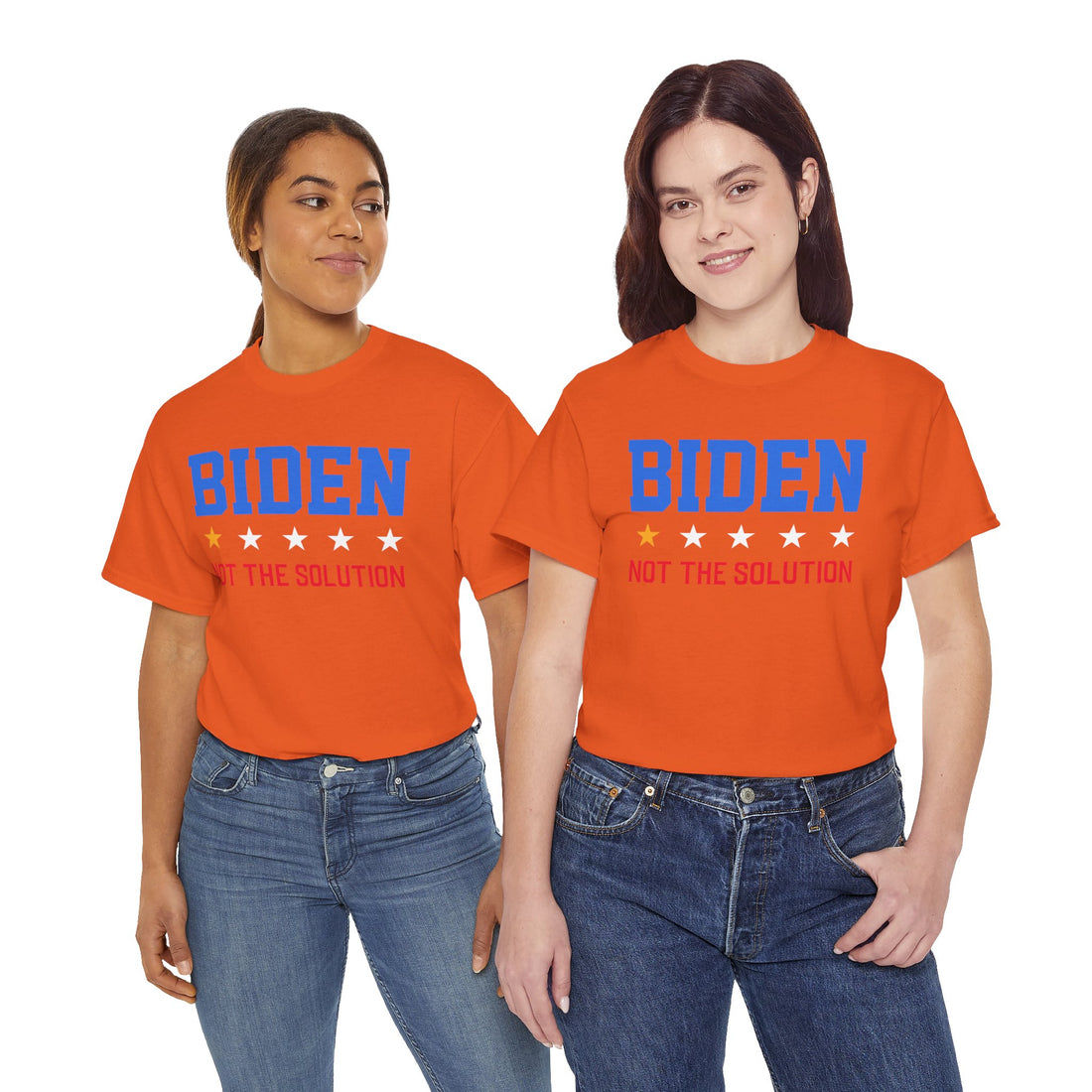 Biden Not The Solution Unisex Heavy Cotton Tee