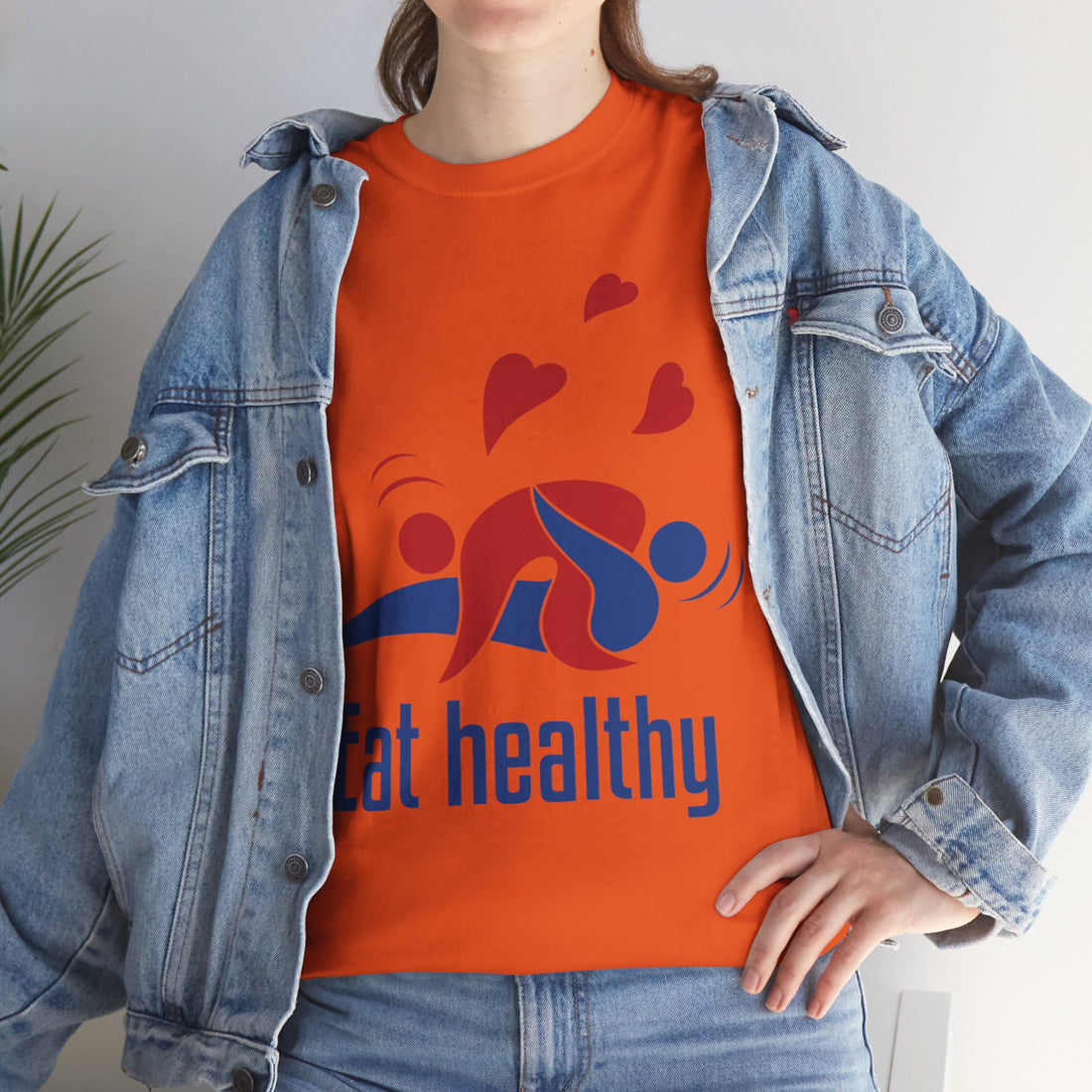 Eat Healthy Unisex Heavy Cotton Tee