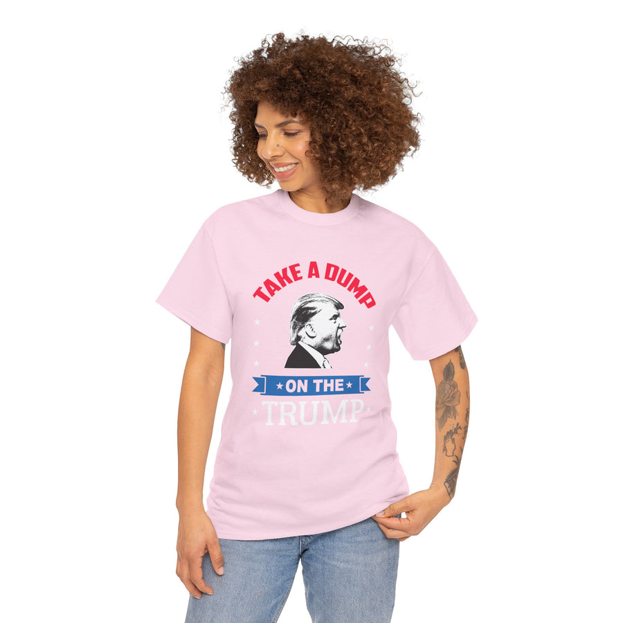 Take A Dump On The Trump Unisex Heavy Cotton Tee