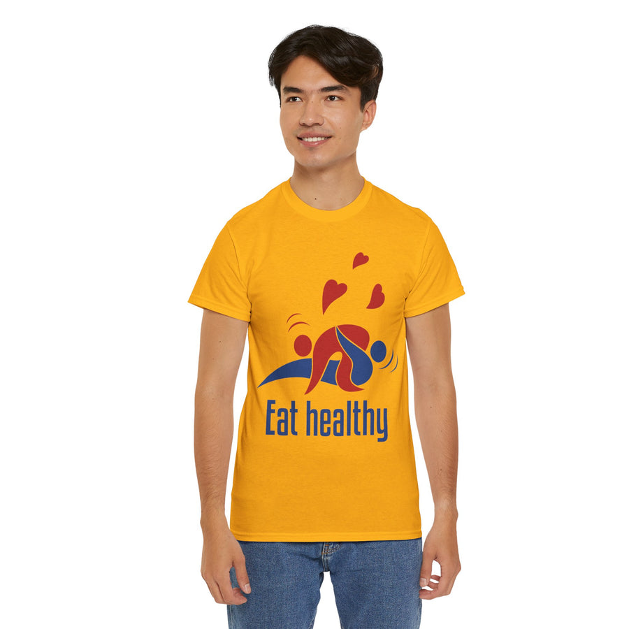 Eat Healthy Unisex Heavy Cotton Tee