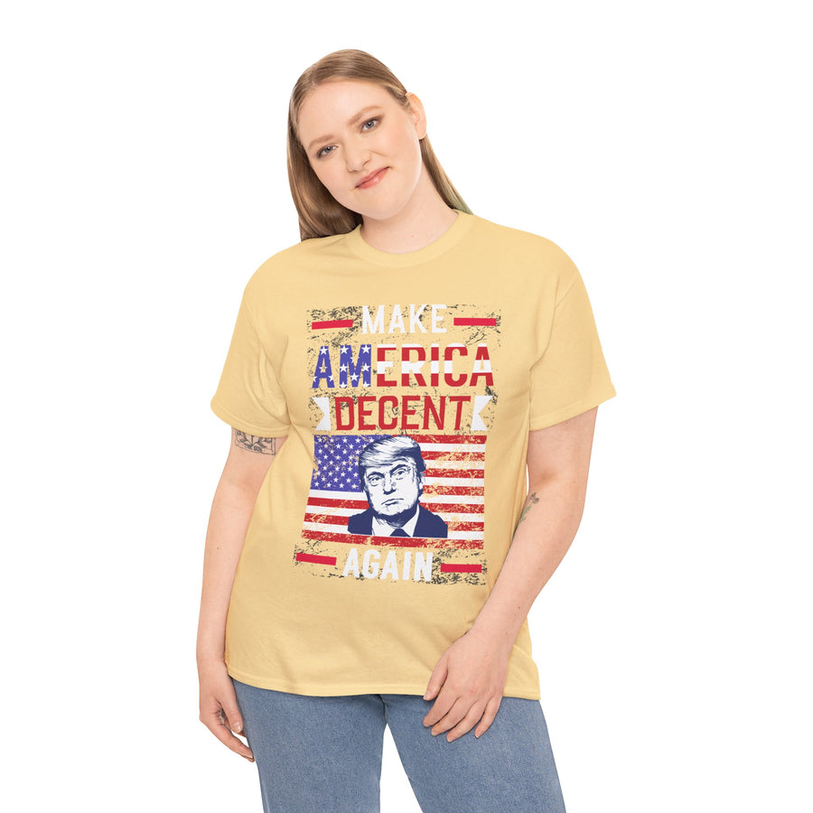 Make America Decent Again Unisex Heavy Cotton Tee