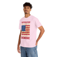 Republican Lies American Demise Unisex Heavy Cotton Tee