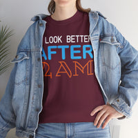 I Look Better After 2 AM Unisex Heavy Cotton Tee