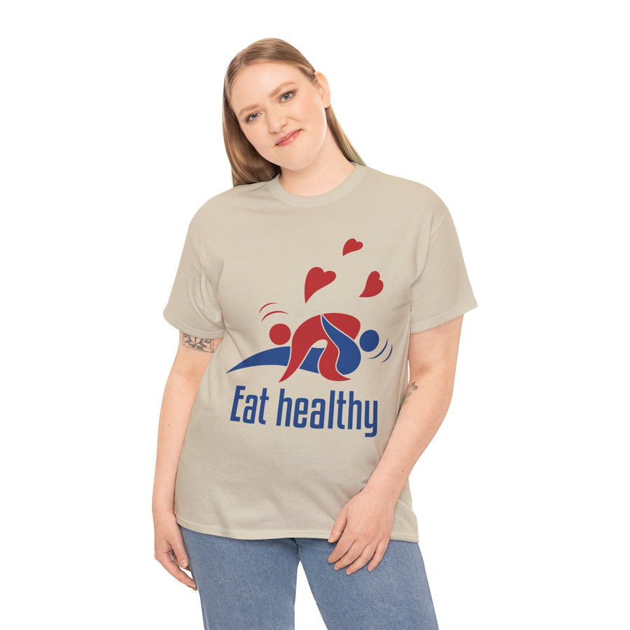 Eat Healthy Unisex Heavy Cotton Tee