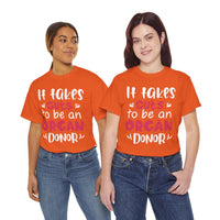 It Take Guts To Be An Organ Donor Unisex Heavy Cotton Tee