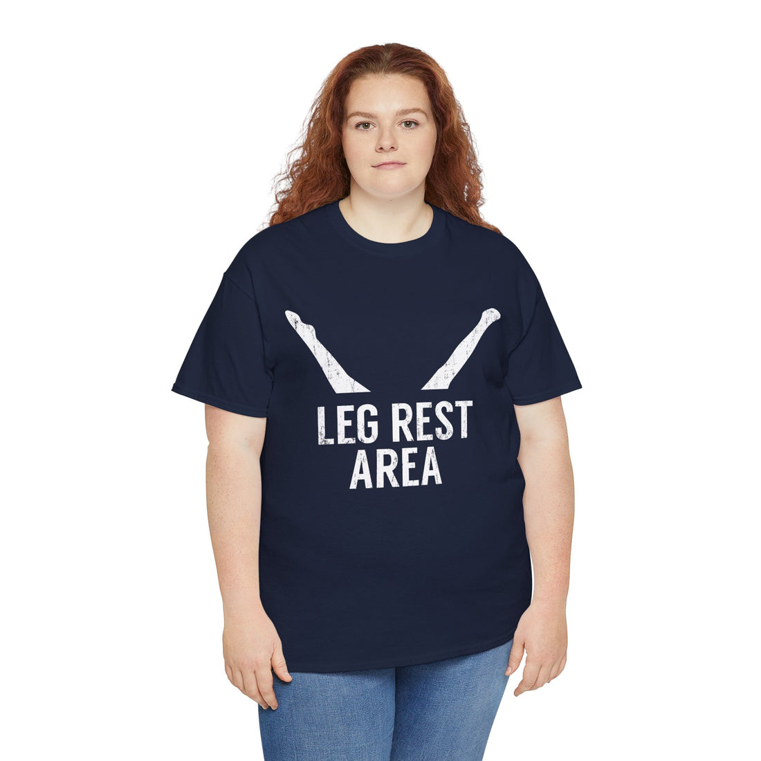 Leg Rest Area Unisex Heavy Cotton Tee