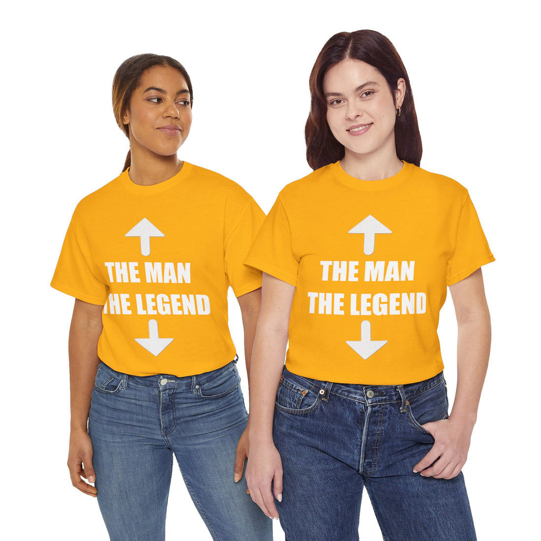 The Man The Legend Unisex Heavy Cotton Tee