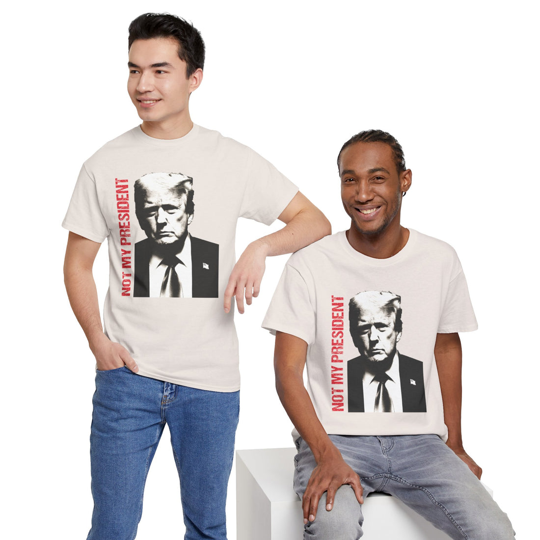 Not My President Unisex Heavy Cotton Tee