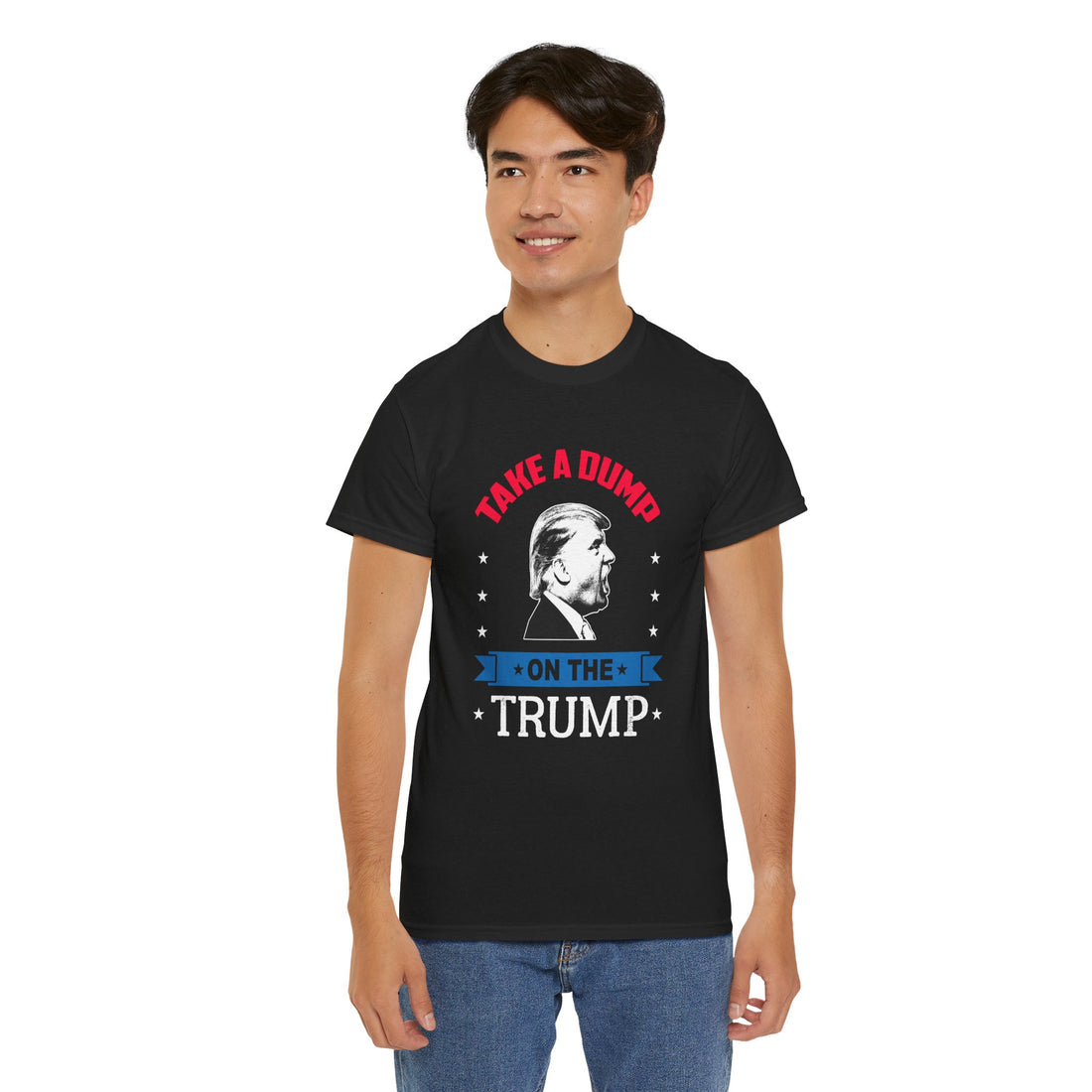 Take A Dump On The Trump Unisex Heavy Cotton Tee