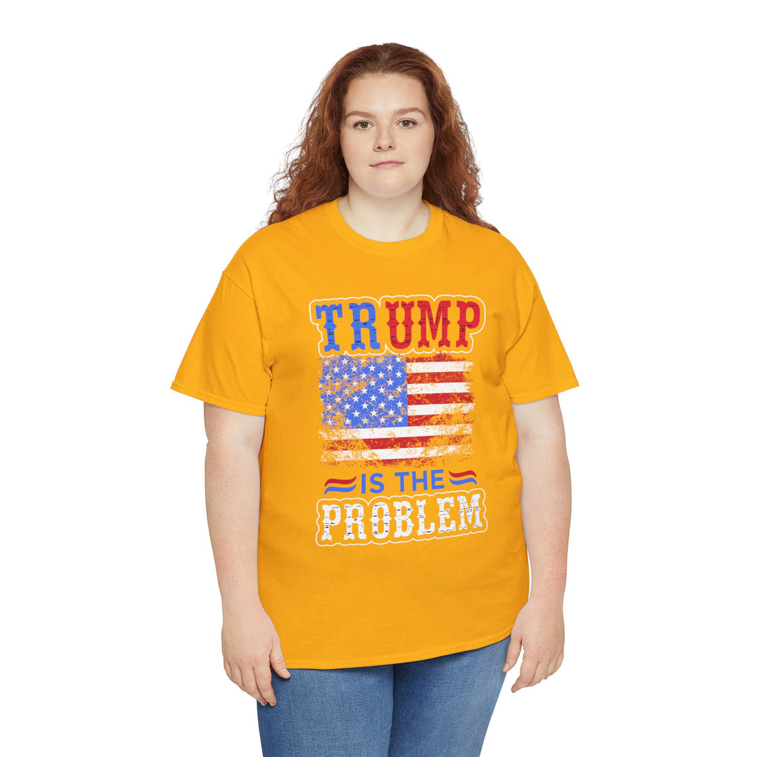 Trump Is The Problem Unisex Heavy Cotton Tee